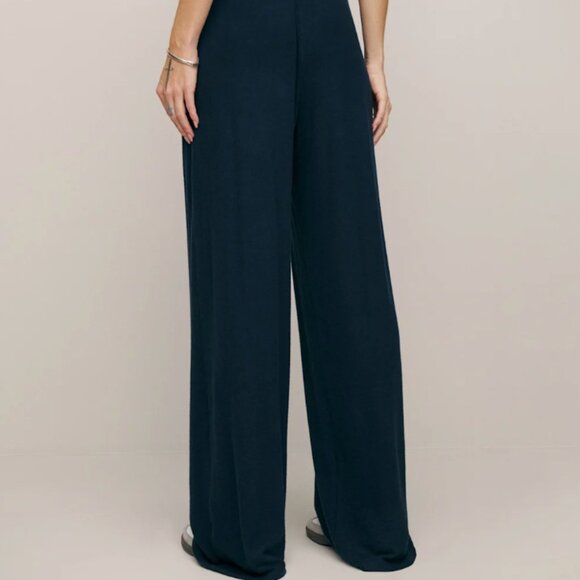 REFORMATION Petites Olina Knit Pant Blue - Size XSP - Picture 2 of 6